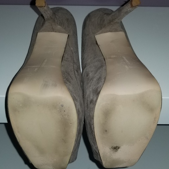 ZARA RARE Suede Platform Heels - Picture 4 of 4